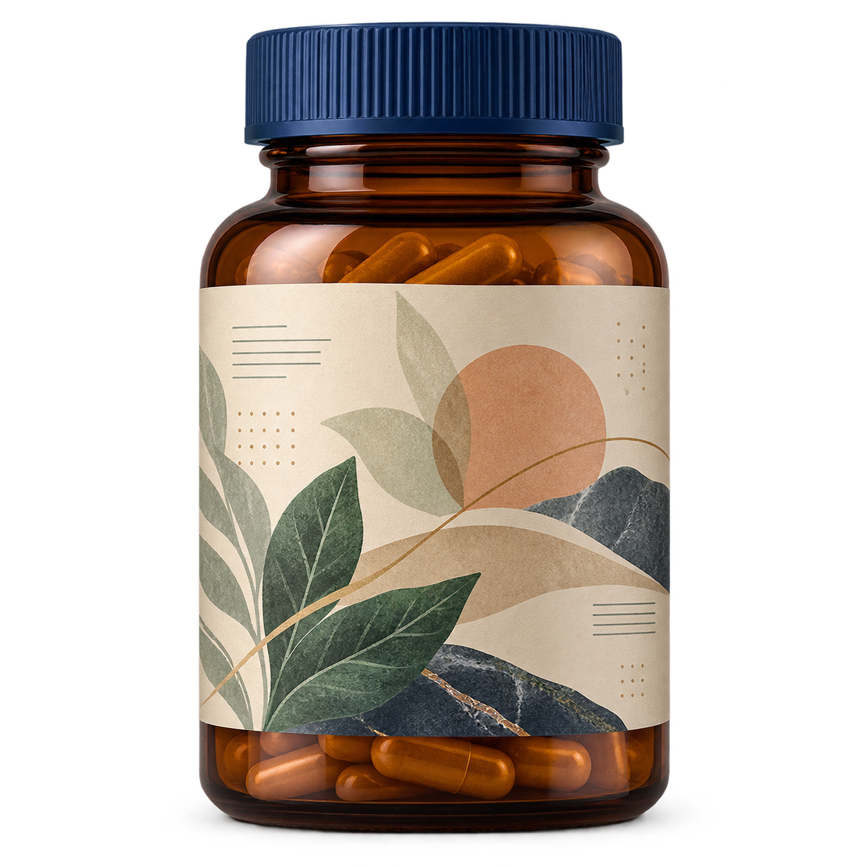 Generic proprietary-blend supplement bottle